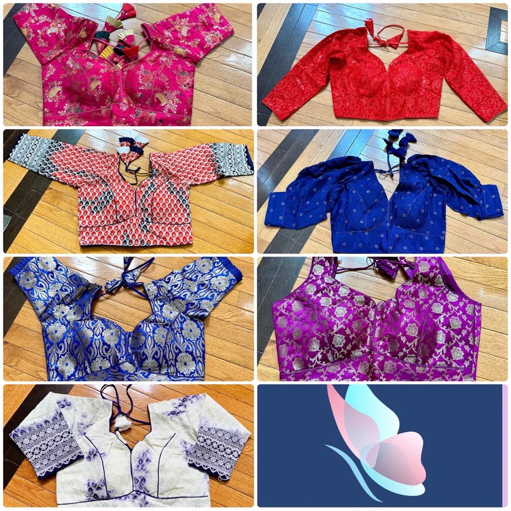 Designer saree blouses